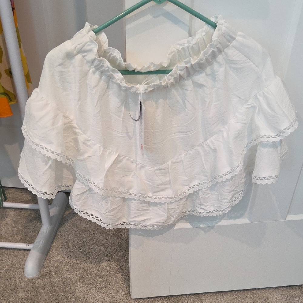 White Skort